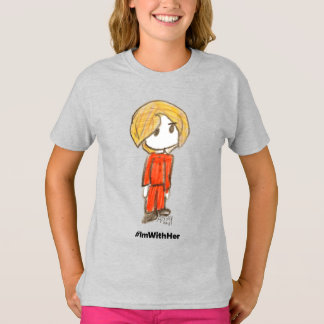 I'm With Her by Ainsley-Girl's Raglan Sleeved T T-Shirt