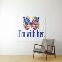 I'm With Her Cute Kamala Harris Butterfly