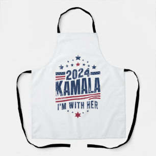 I'm With Her Kamala Vote For 2024 Kamala-Harris Apron