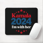 I'm With Her Kamala Vote For 2024 President Kamala Mouse Pad<br><div class="desc">I'm With Her Kamala Vote For 2024 President Kamala</div>
