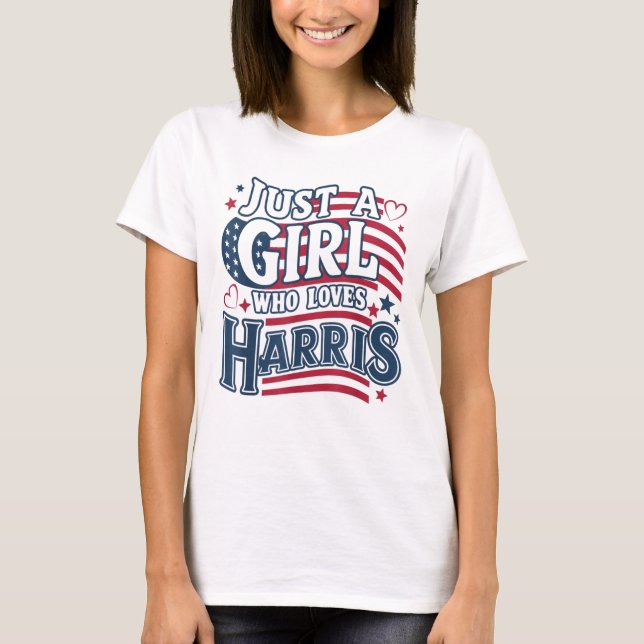 I'm With Her Kamala Vote President Kamala-Harris T-Shirt (Front)