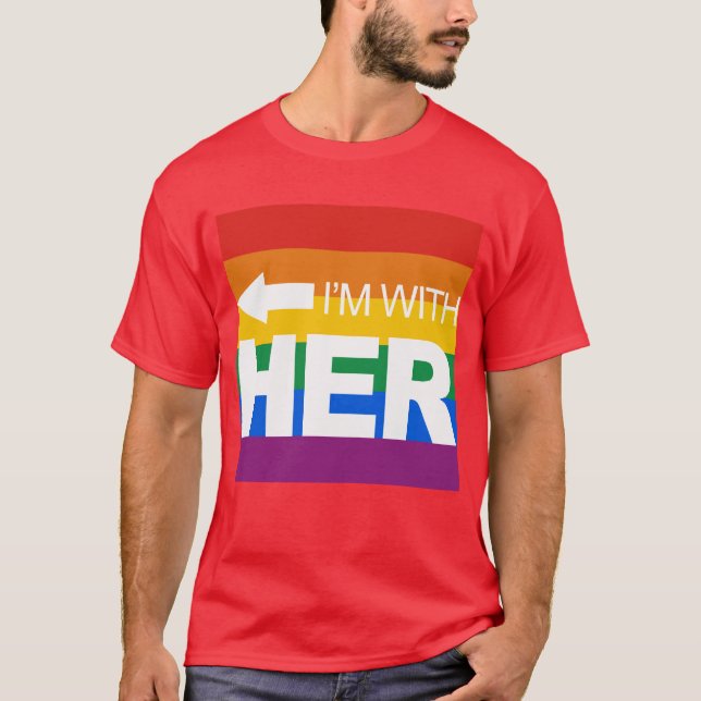 I'm with her (left) -.png T-Shirt (Front)