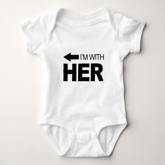 I'm with her (left) T-Shirt (Front)