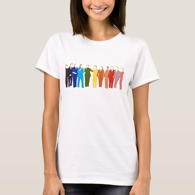 I'm With Her: Rainbow T T-Shirt (Front)