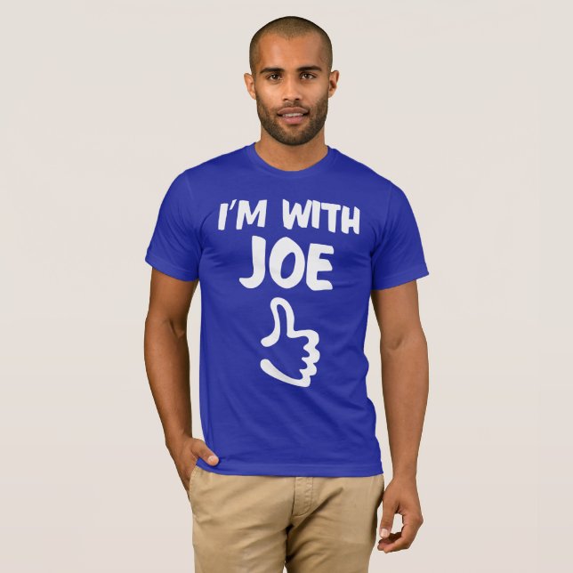 I'm With Joe - Lapis T-Shirt (Front Full)