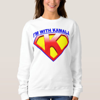 I'm With Kamala Emblem Crest Sweatshirt