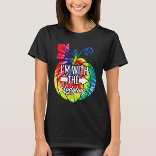 I'm With Ladybug Couple Matching Halloween Costume T-Shirt