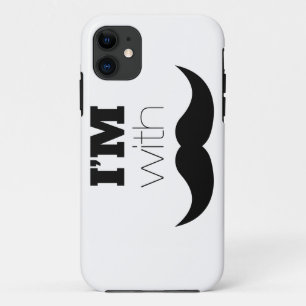 I'm With Moustache iPhone 11 Case