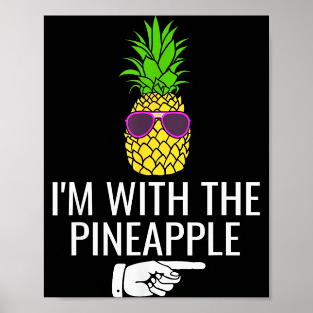 I'm With Ne Shirt Funny Ne Halloween Costume  Poster (Front)