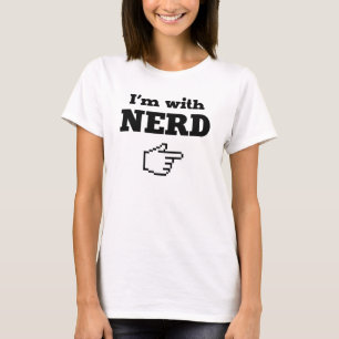 I'm with Nerd T-Shirt
