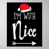 I'm With Nice I Christmas Twosome Gift Costume For