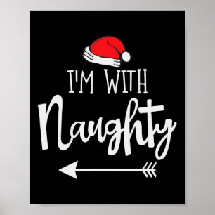 I'm With Nice I Christmas Twosome Gift Costume For Poster