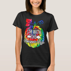 I'm With Pineapple Pizza Couple Matching Halloween T-Shirt