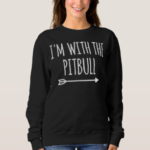 Im With Pitbull Halloween Matching Sweatshirt