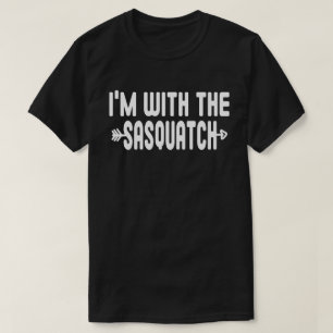 I'm With SasquachFunny Matching Halloween Costume T-Shirt