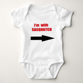I'm with sasquatch baby bodysuit