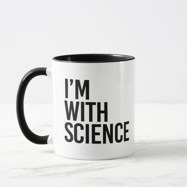 I'm with Science Mug (Left)