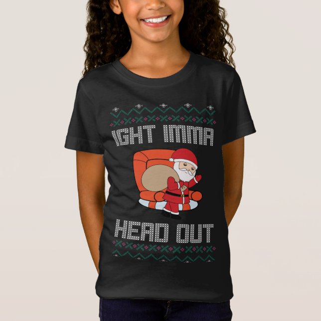 I'm With Scrooge Funny Ugly Christmas Sweater Desi (Front)