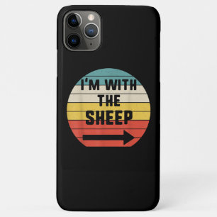 Im With Sheep Halloween Matching Couple Gift Case-Mate iPhone Case