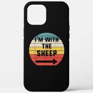 Im With Sheep Halloween Matching Couple Gift iPhone 12 Pro Max Case