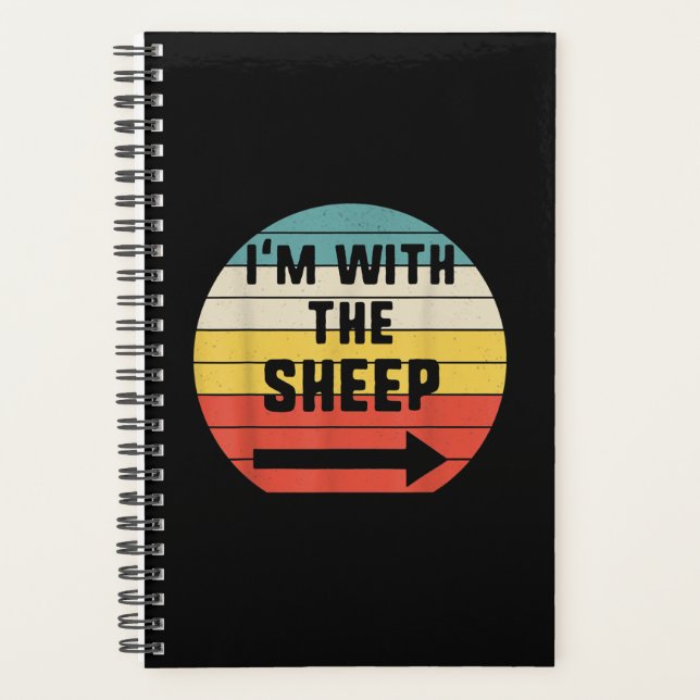 Im With Sheep | Halloween Matching Couple Gift Planner (Front)