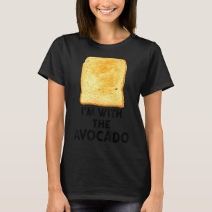 I'm With The Avocado Kids Adult Toast Halloween Co T-Shirt