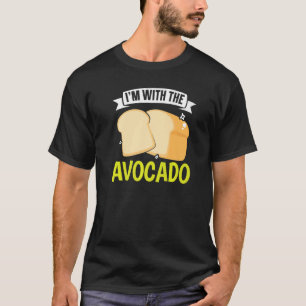 I'm With The Avocado Toast Bread Halloween Matchin T-Shirt