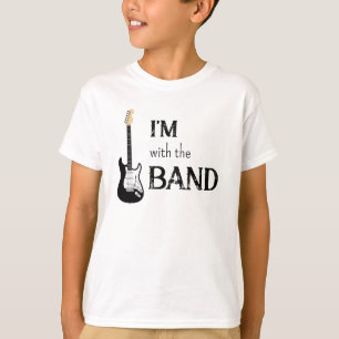 I'm with the Band Electric Guitar Children's Shirt