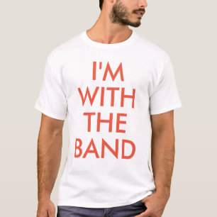 I'm with the band   Kids Rock Band Peace T-Shirt