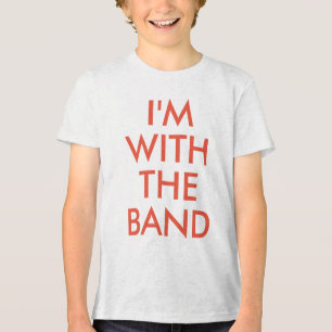 I'm with the band Kids Rock Band Peace Tri-Blend Shirt