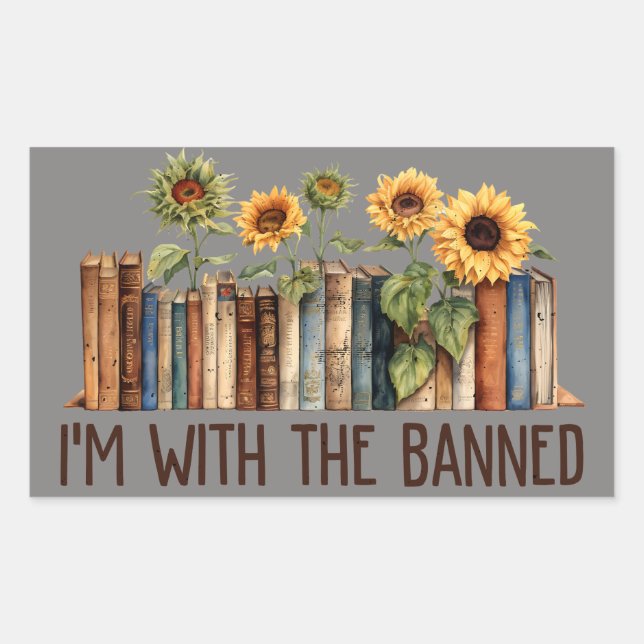 I'm With the Banned Banned Sticker (Front)