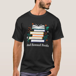 I'm With The Banned  Book Readers I Read Banned Bo T-Shirt