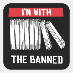 I'm with the banned square sticker