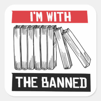 I'm with the banned square sticker
