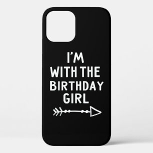 I'm With The Birthday Girl Happy Halloween iPhone 12 Case