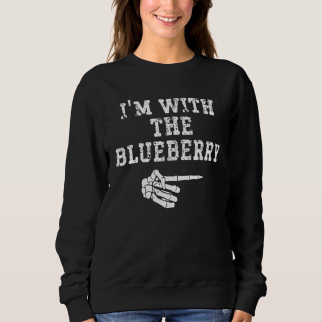I'm with the Blueberry Point Matching Couples Hall Sweatshirt (Front)