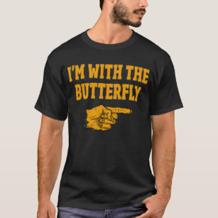 I'm With The Butterfly Matching Halloween Costume T-Shirt