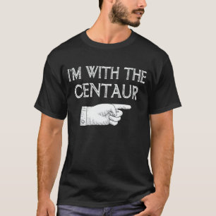 I'm With The Centaur Funny Couple Halloween T-Shirt