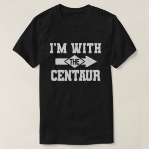 I'm With The Centaur Funny Couple Halloween T-Shirt