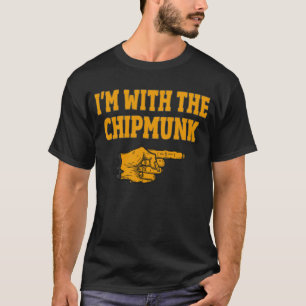 I'm With The Chipmunk Matching Halloween Costume T-Shirt