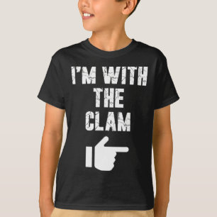 I'm with the Clam Fun Easy Playful Halloween Costu T-Shirt