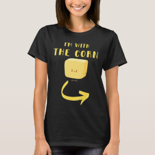 I'm With the Corn Couples Halloween Costume Butte T-Shirt