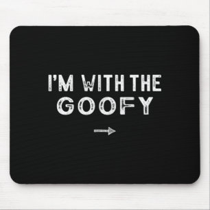 Im With The Costume Matching Lazy Halloween Mouse Pad
