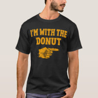 I'm With The Donut Funny Couple Halloween Costume