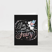 I'm With The Fairy Halloween Costume Dad Mum Group