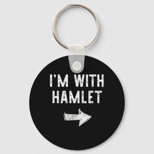 Im with The Hamlet Funny Halloween Couple Costume Key Ring