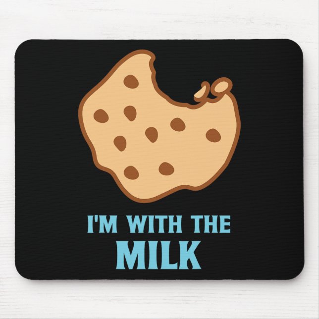 I'm With The Milk and Cookie Matching Couples Best Mouse Pad (Front)