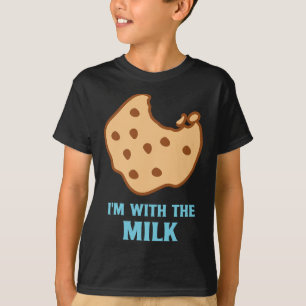 I'm With The Milk and Cookie Matching Couples Best T-Shirt