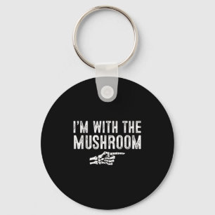 I'm With The Mushroom Easy Costume Halloween Coupl Key Ring