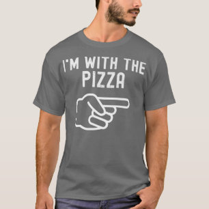 I'm With The Pizza Funny Couples Matching Hallowee T-Shirt